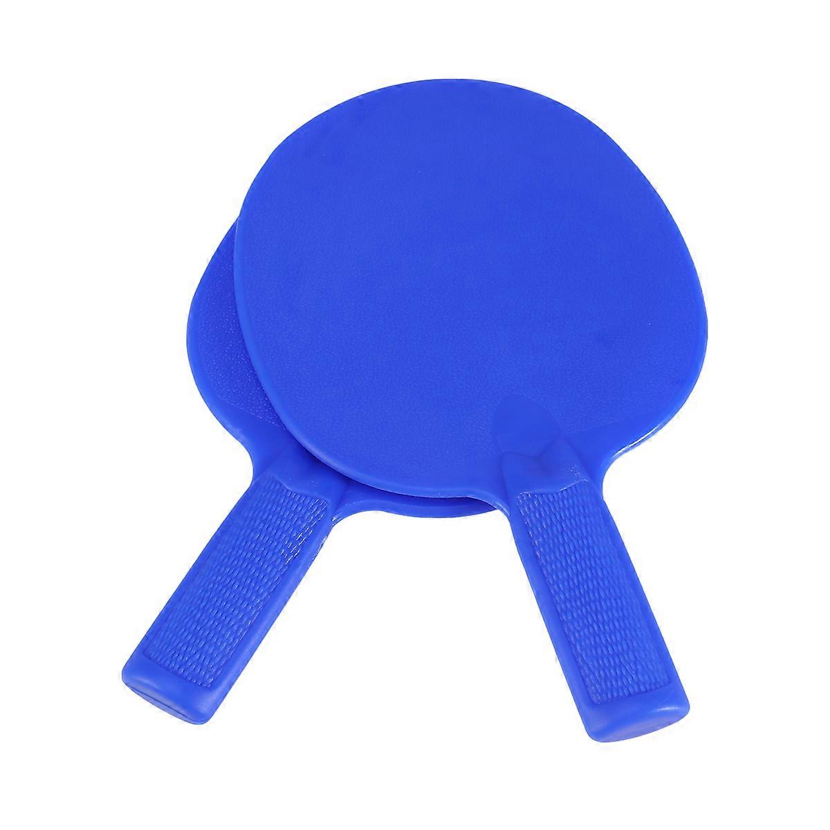 Children Plastic Table Tennis Paddle for Practice 1Pair Blue