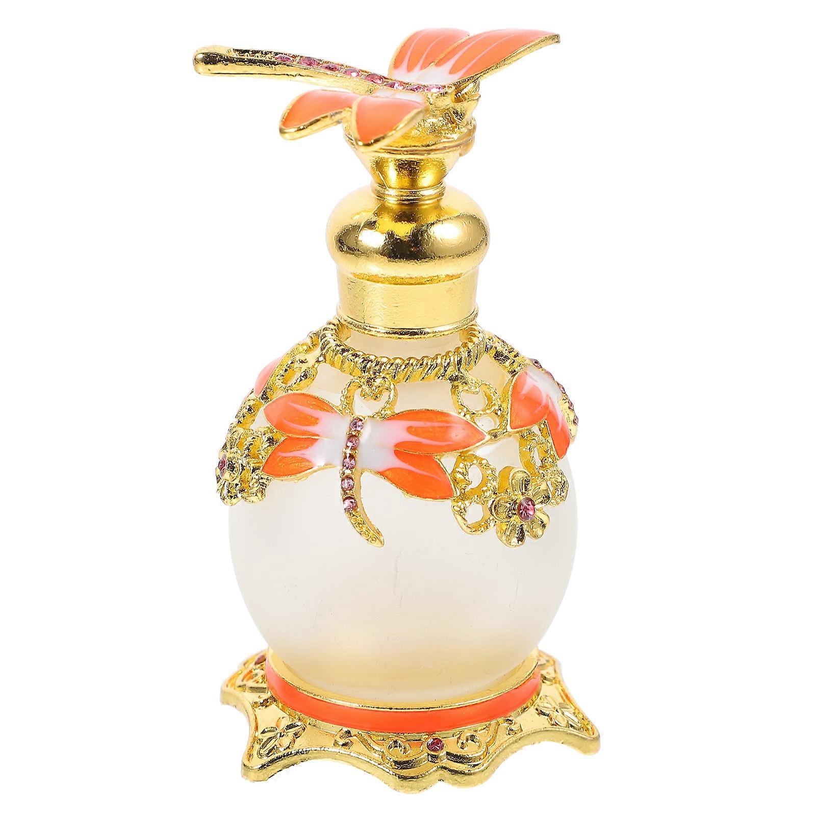 Orange Perfume Bottle for Storage 15 Lovely Dragonfly Container