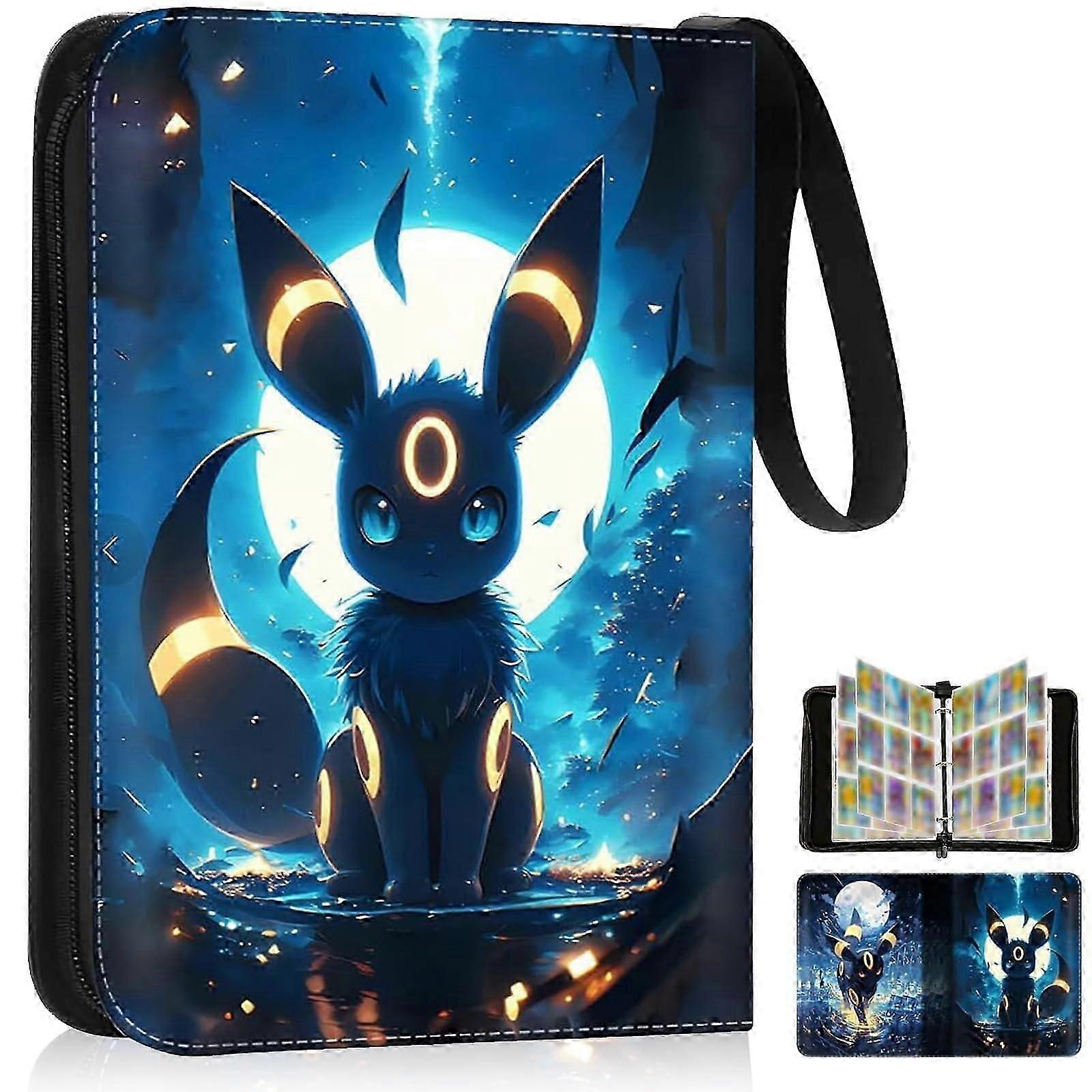 سجل قصاصات البوكيمون ، 50 صفحة 900 جيوب ، كتاب بطاقات مقاوم للماء ، ألبوم بطاقة التداول ، هدية