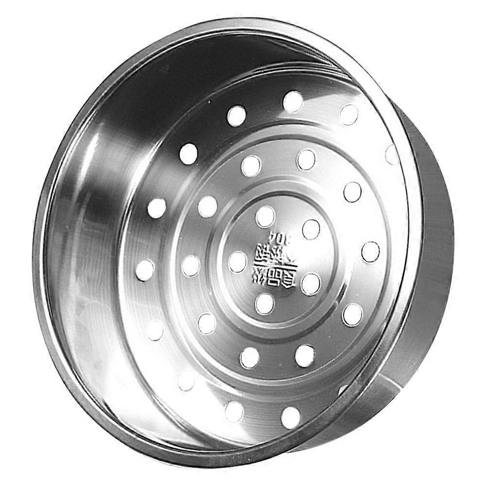 Sølvfarvet dampkurv i rustfrit stål til riskoger