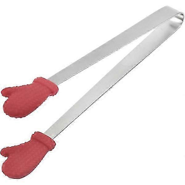 Creative small silicone buckles in stainless steel with handle and hand-shaped design (C, One Size)