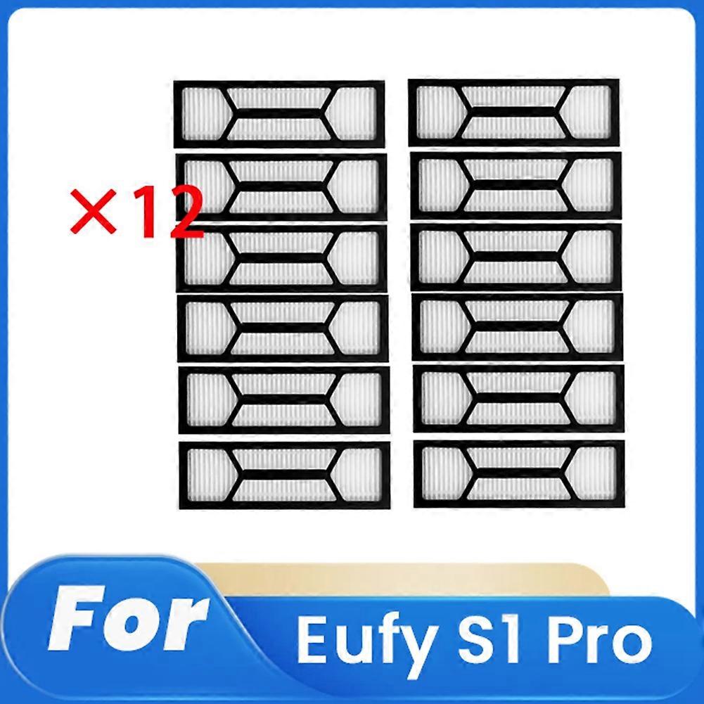 12 Pcs Cleaner Filter for S1 Pro Sweeping Robot Accessories
