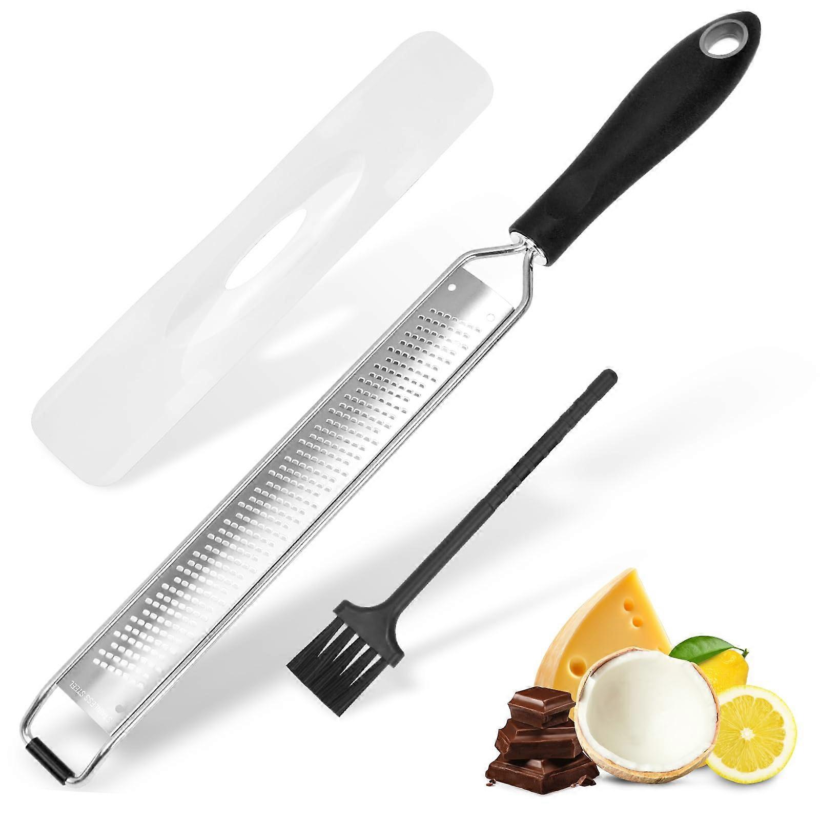 Zester Grater Stainless Steel Lemon Zester with Ultra Sharp Blades and Ergonomic NonSlip Handle