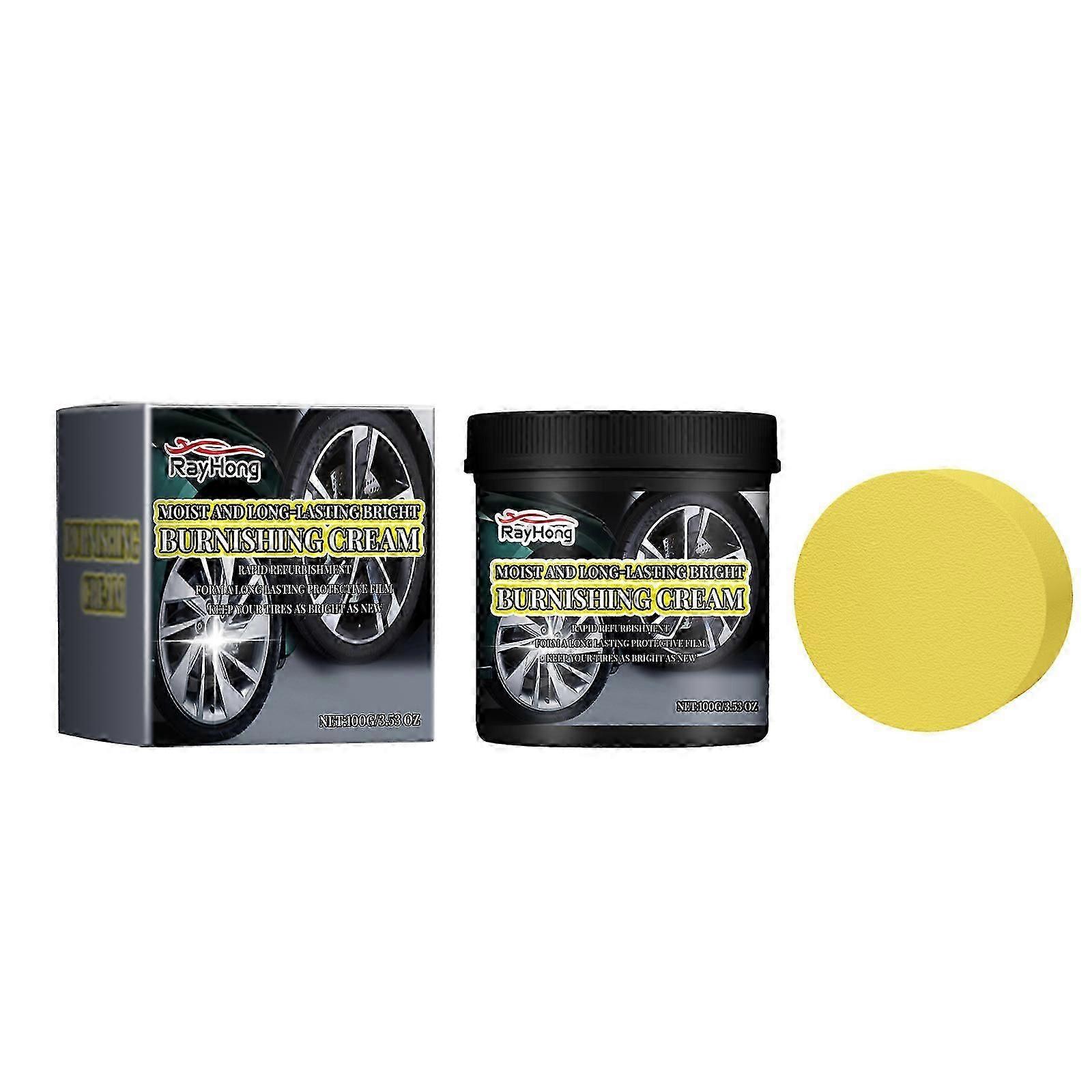 Tire Retreading Paste - Clean, Polish & Brighten Car Tires - Easy Application, Restores Original Luster