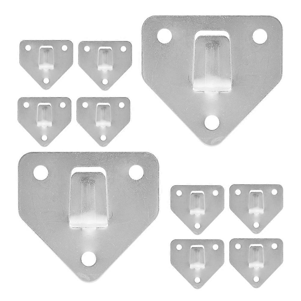 Silver Fire Extinguisher Wall Hook Iron Mount for Home Use 15Pcs