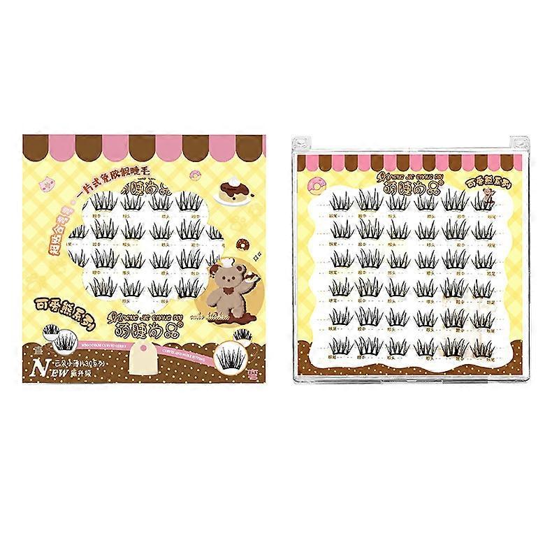 Self-Adhesive No-glue Eyelashes Ultra-thin Sheet Series False Eyelashes Zero Touch Feeling Lash Clusters Glue Strands Eyelashes