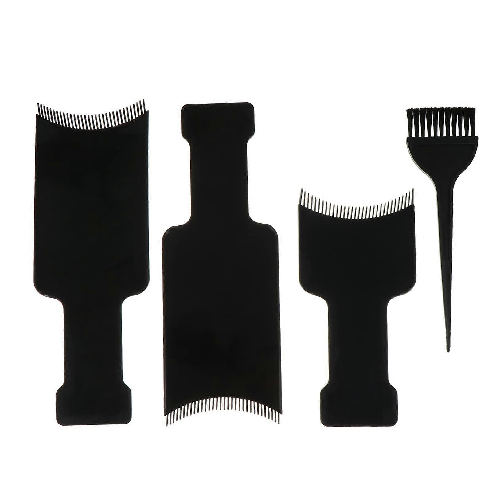 Hair Coloring Kit with Durable Highlighting Board and Brush Comb Set for Professional Salon Use