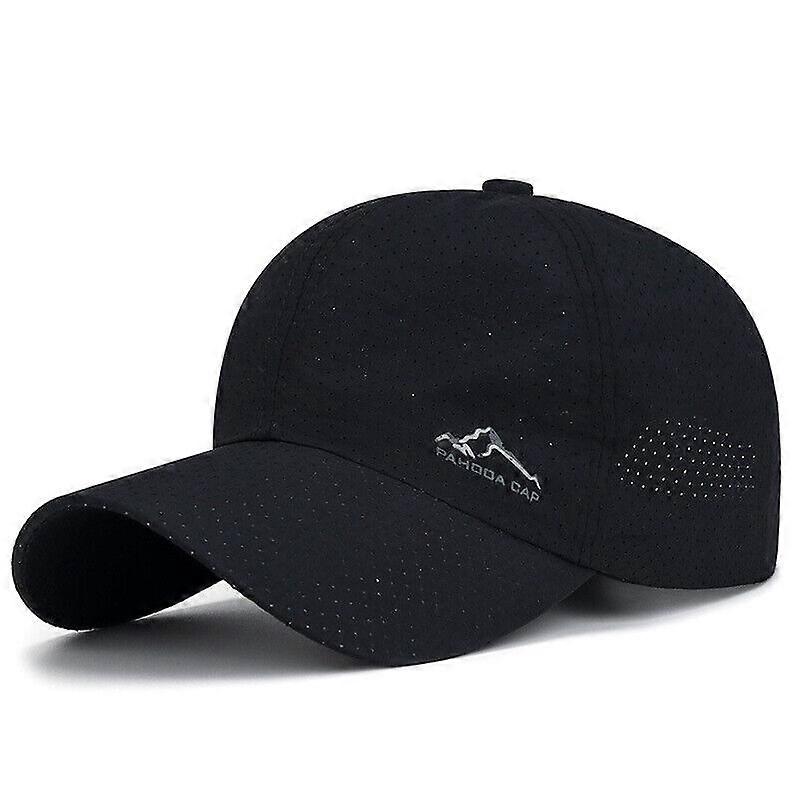 Summer Men Women Breathable Mesh Hat Adjustable Quick Dry Visor Baseball Cap