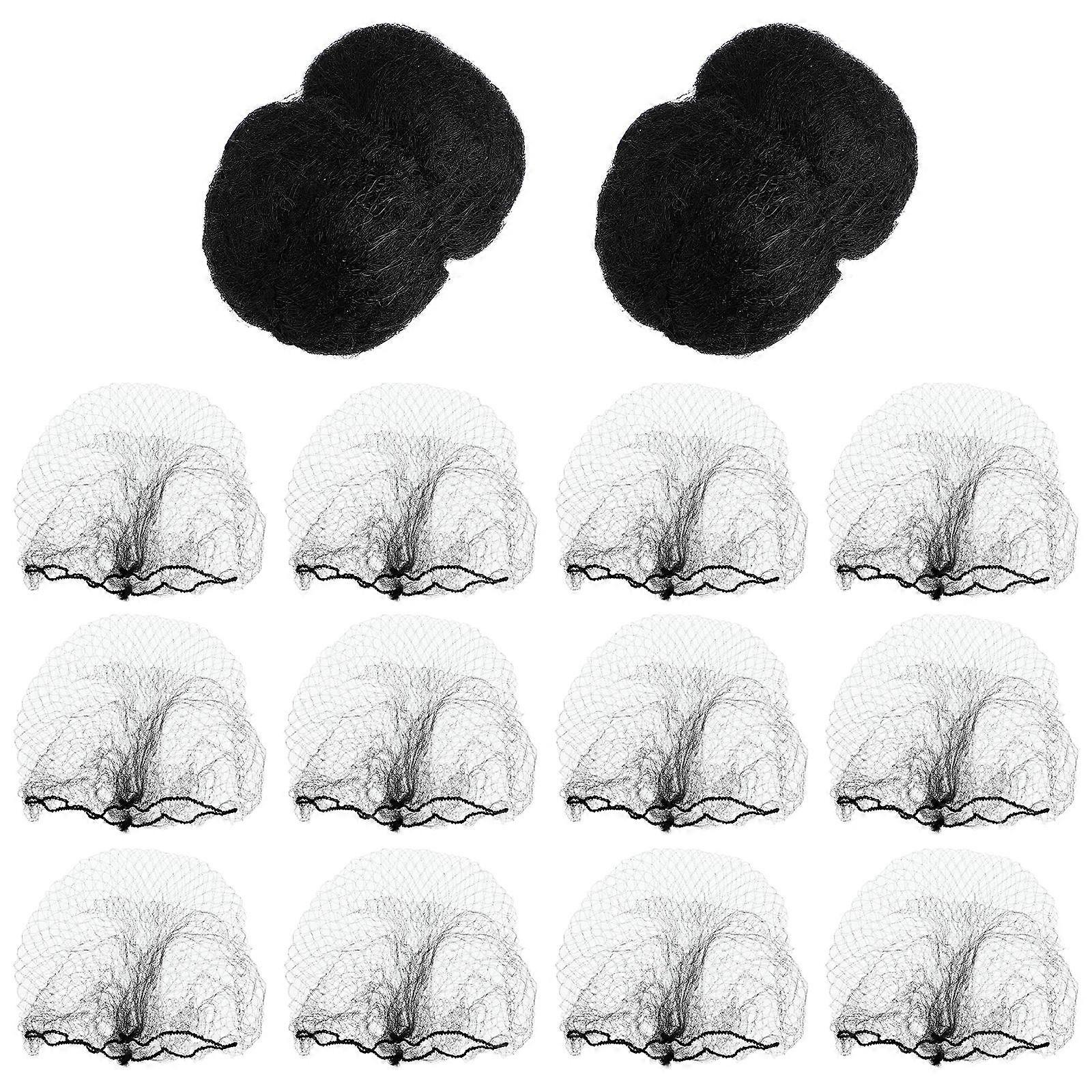 Elastic Mesh Hair Net Invisible for Hair Use 1000Pcs Black Color