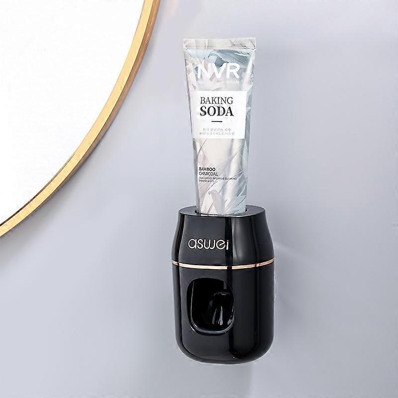 Upgrade Your Bathroom with This 1pc Toothpaste Squeezer and Storage Rack - Automatic Toothpaste Refills Made Easy!