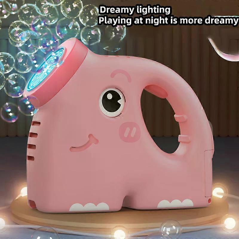 Machine creating an atmosphere Elephant bubble machine Toys for a proposal stage performance with lighting automatic bubble prod