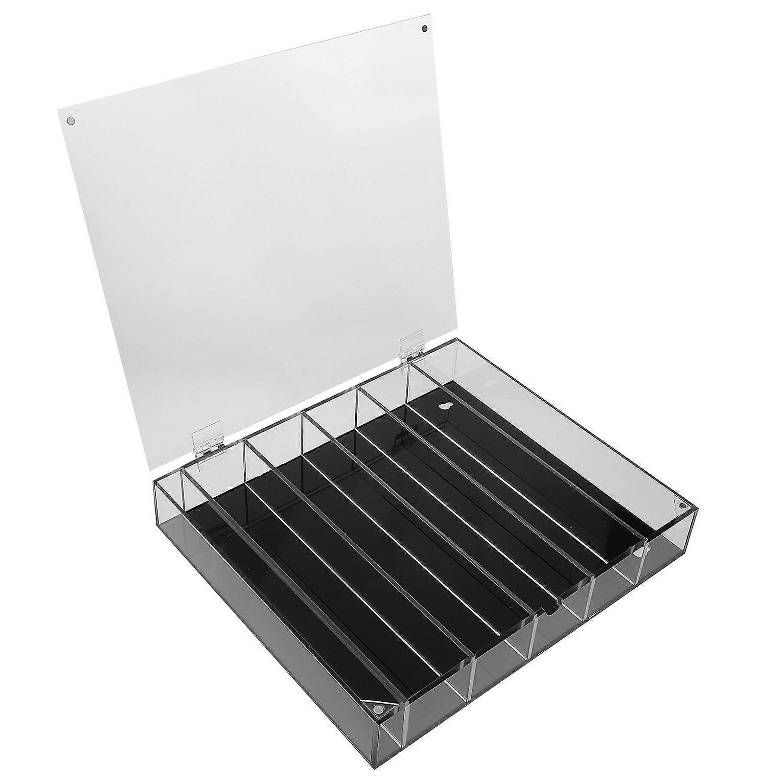 Model Display Case Acrylic Cabinet for Toy Storage with 4Pcs