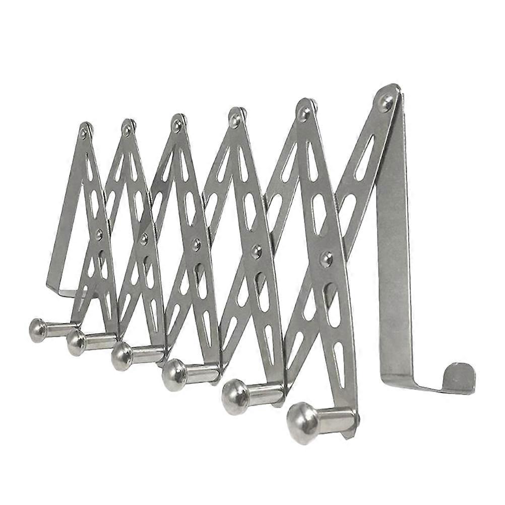 Stainless Steel Hook Closet Door Hook for Clothes 1Pcs Foldable