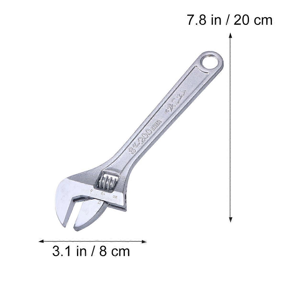 Household Use Adjustable Wrench Multi-Function Repair Tools 200mm