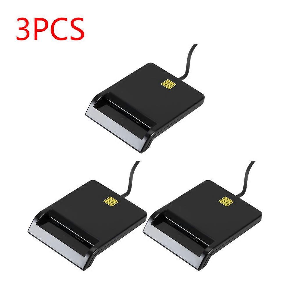 1-5Pcs Stable Operation USB Smart Card Reader Reliable Simplicity for DNIE ATM CAC IC ID SIM Card Cloner Connector Windows
