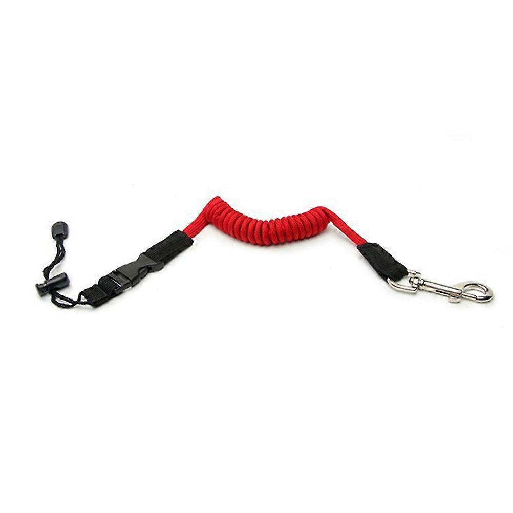 Safety Rope Elastic Kayak Paddle Leash with 2Pcs Coiled Tie Ropes