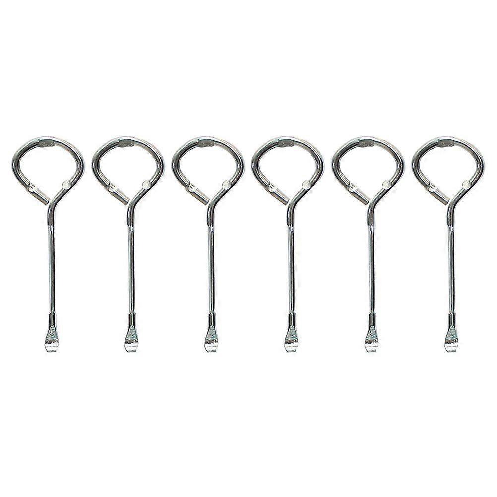 6pcs Paint Can Opener Portable Paint Bottle Opener Paint Can Tool Scraper Tool