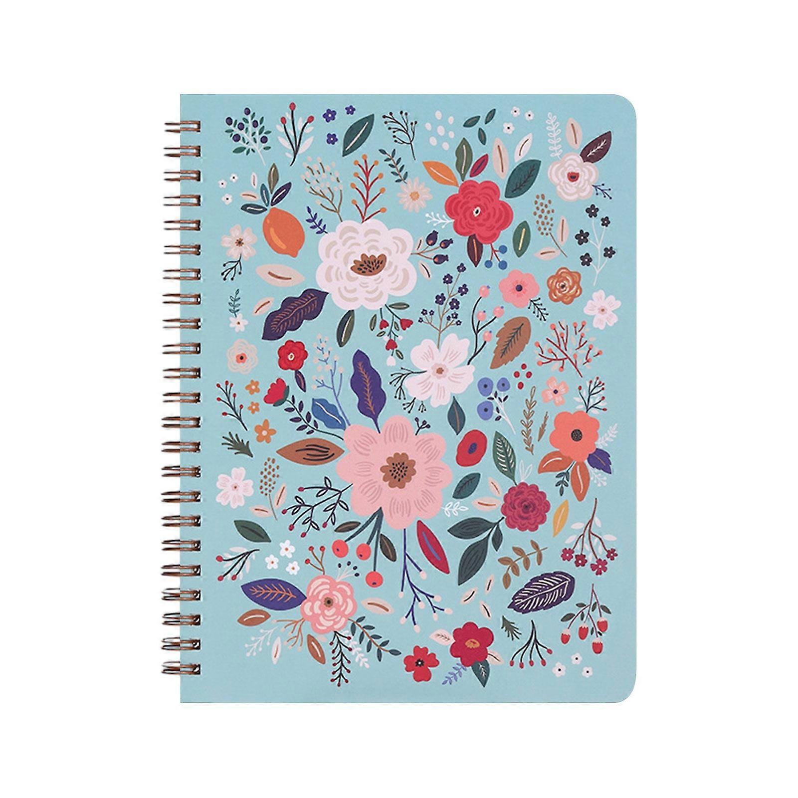 Floral Pattern Notebook - A5 Journal with Botanical Cover Design Clearance - Goohae