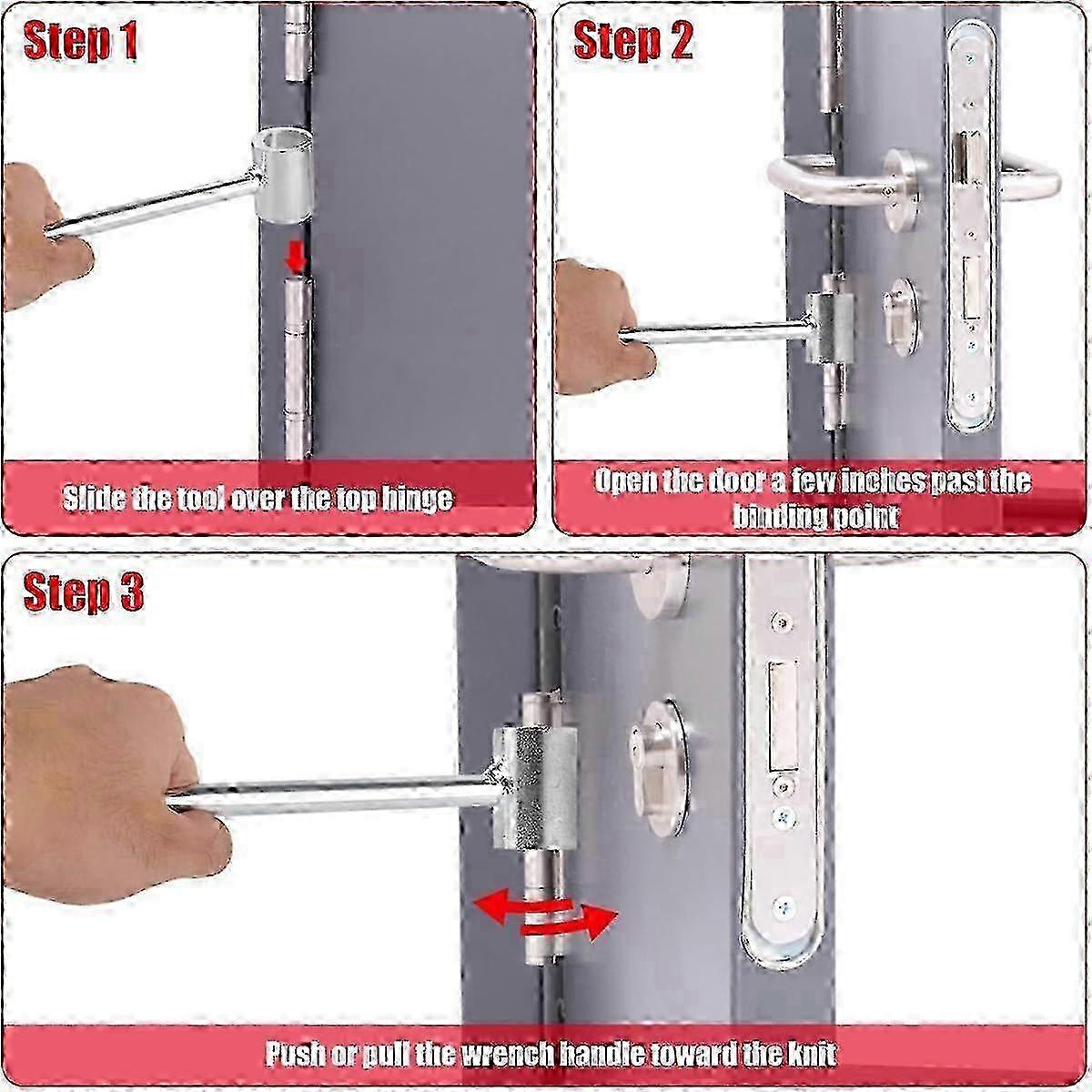 Hinges Gaps Adjusting Wrench, Steel Door Hinge Adjustment Tool