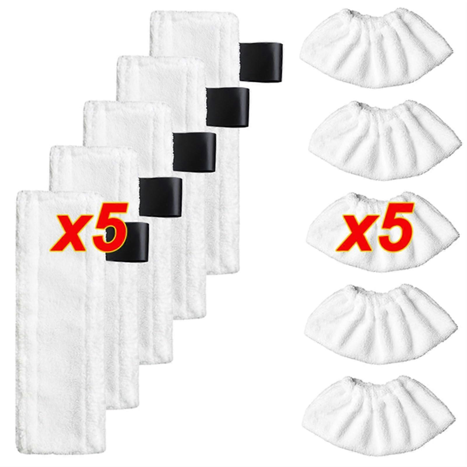 Steam Cleaner Accessories Microfiber Mop Pads for SC2 SC3 SC4 SC5 Quick Replacement Set 10pcs