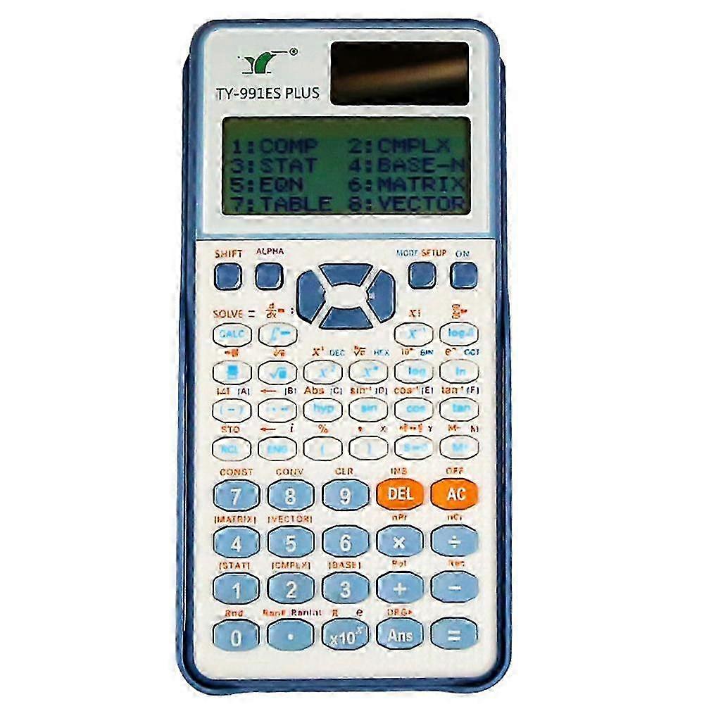 2025 Scientific Calculators Math Calculator with 417 Function HD Dot Matrix Display 96*31) Dual Power