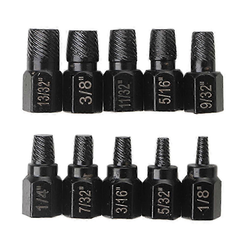 10x Bolt Extractor Set Stripped Damaged Bolt Nut Removal Extractor Socket 26-27s