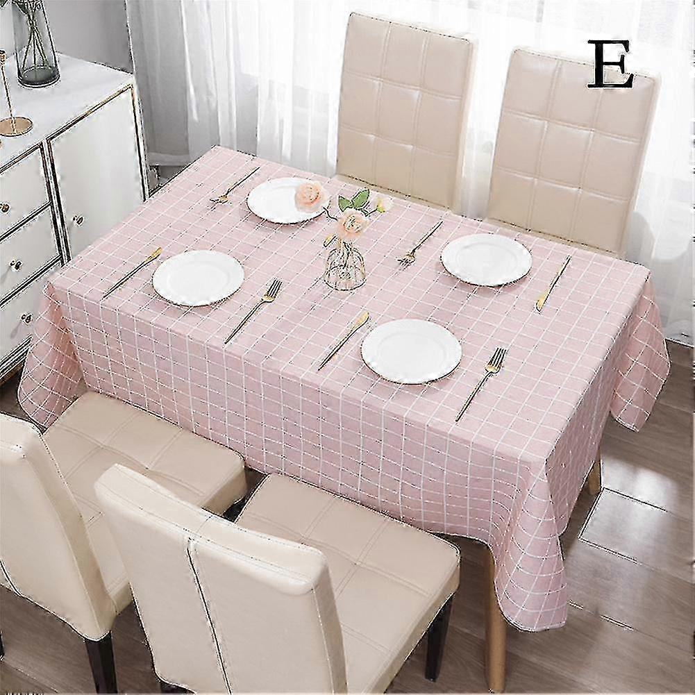 Dust Proof Checkered Tablecloth Dust Proof Tablecloth Washable Tablecloth