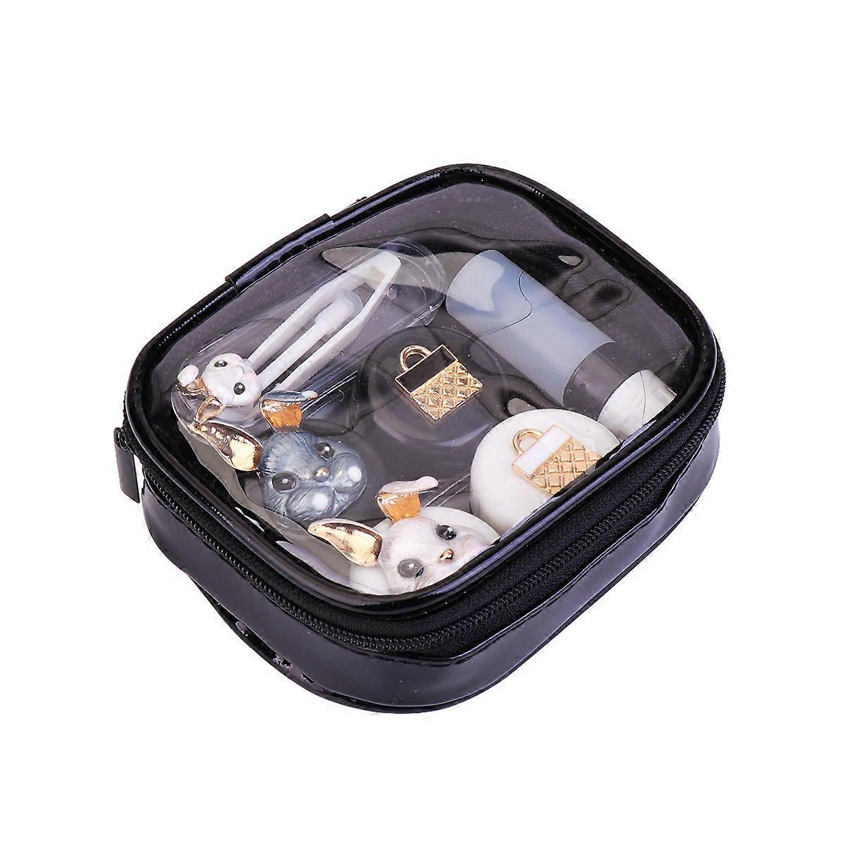 Cases Case for Storing Things 3Pcs Portable Rabbit Lens Case Box with Bottle