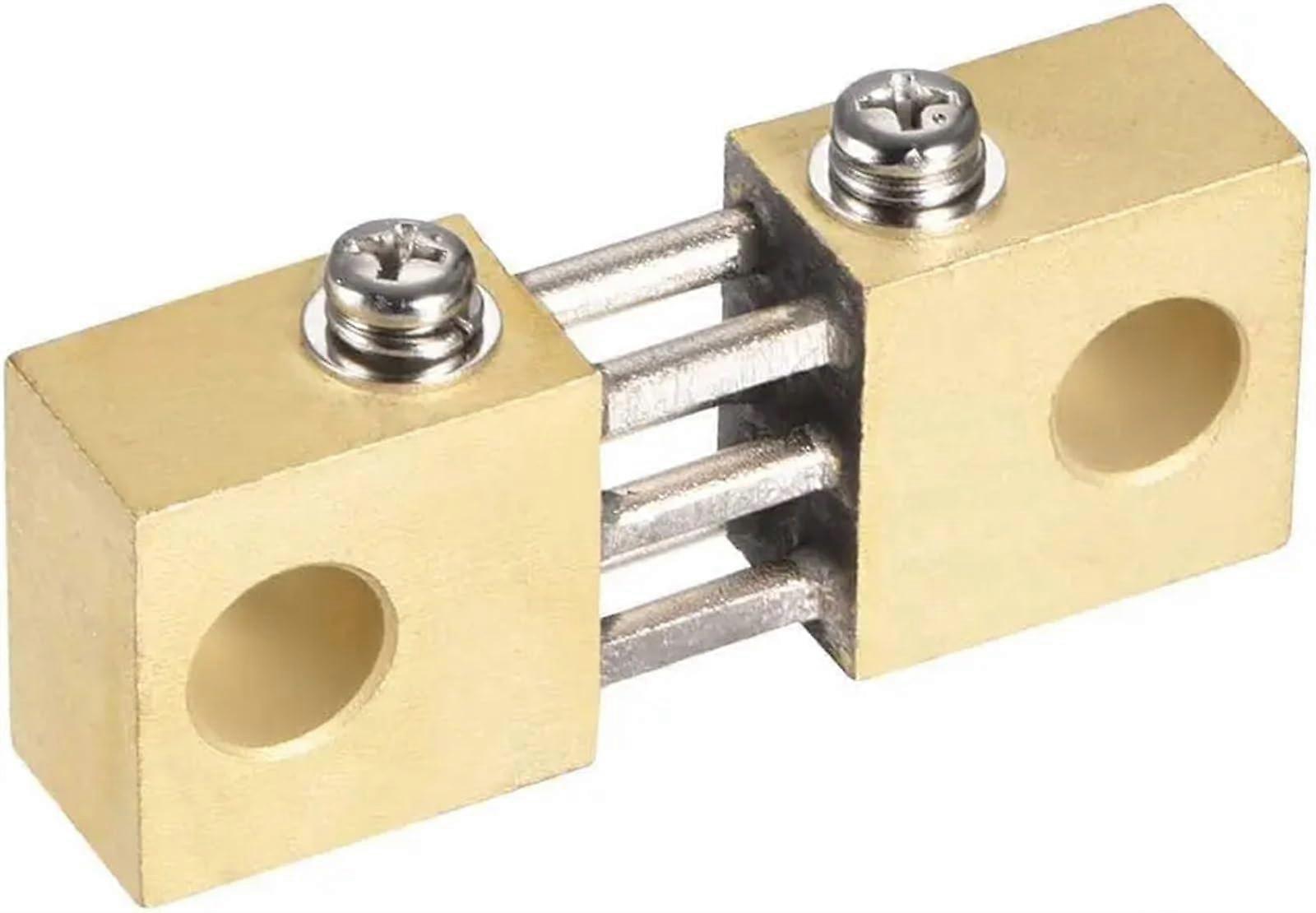 600A 75mV DC Ammeter Shunt Resistor FL19 for Analog Panel Meter  Current Accuracy