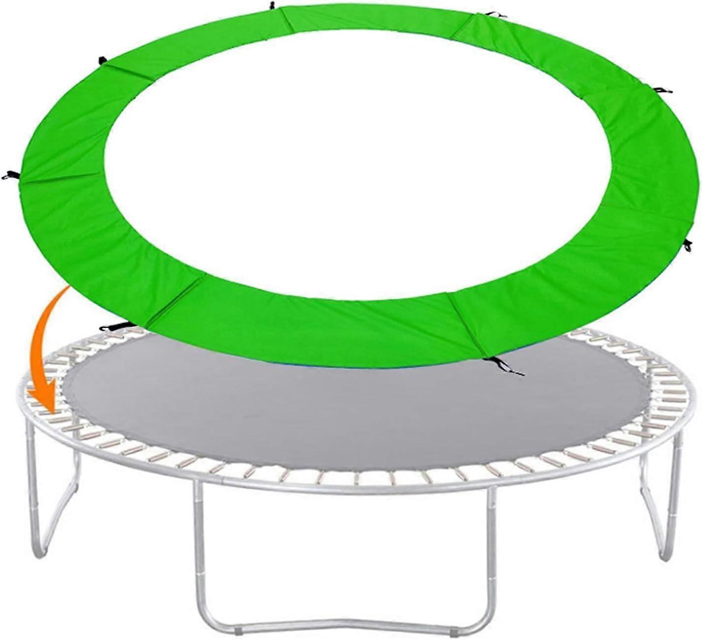15FT Round Trampoline Safety Pad with Waterproof Sunproof Surface and Easy Strap Installation