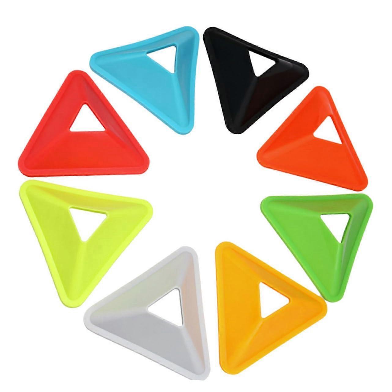 8pcs Agility Training Cones for Soccer with Bright Color Visibility and Stackable Design