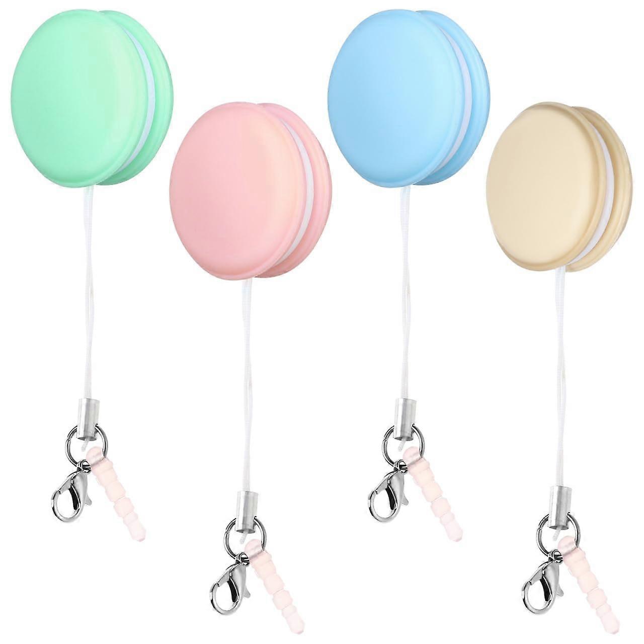 4pcs DualSided Microfiber Screen Cleaner Keychain for Smartphones Tablets Laptops and Glasses