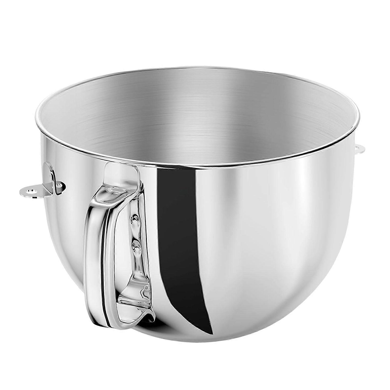 6 Quart Stainless Steel Stand Mixer Bowl Extra Large Capacity Replacement for Baking and Cooking