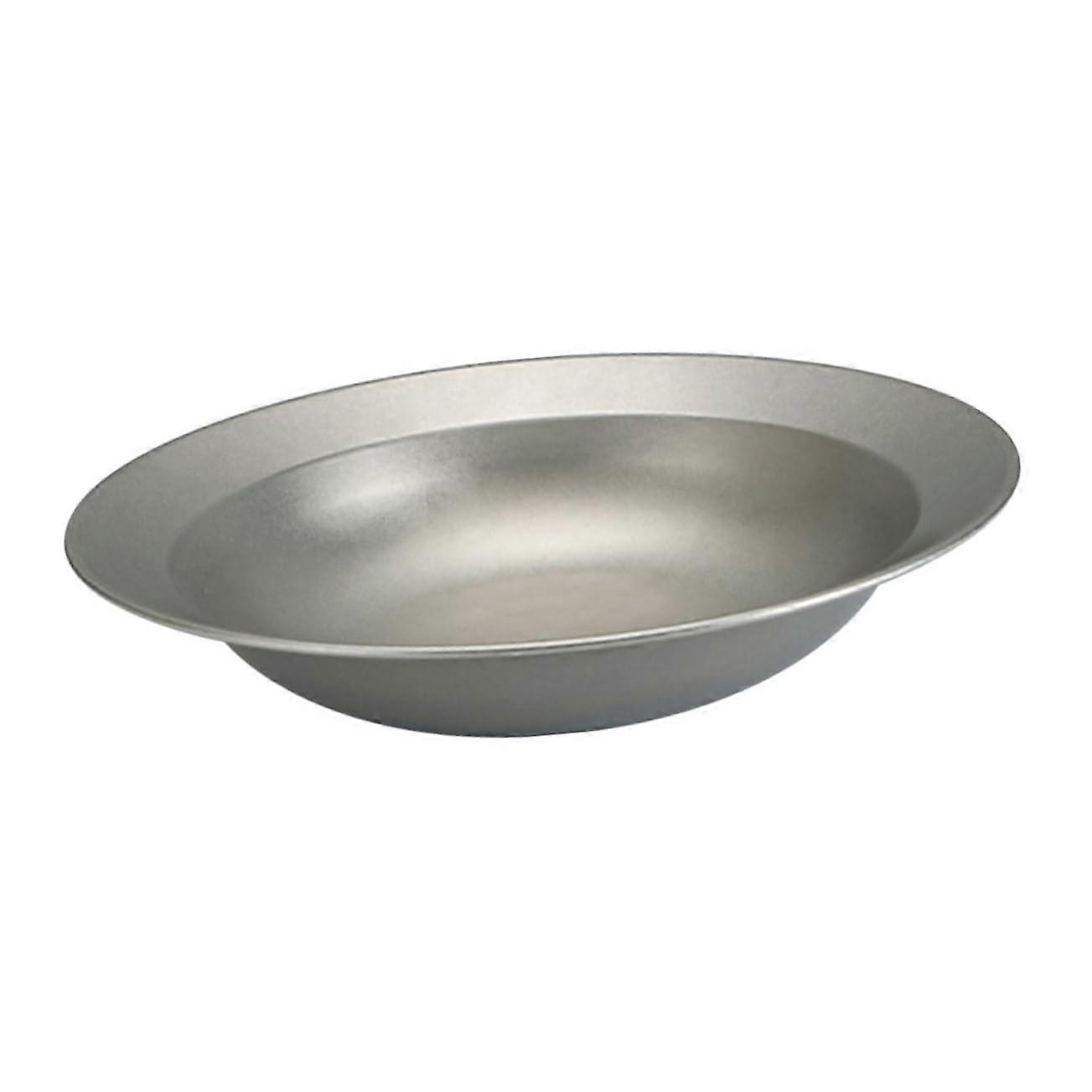 Stainless Steel Salad Plate and Serving Dish Stackable Design for Camping Home Kitchen Use
