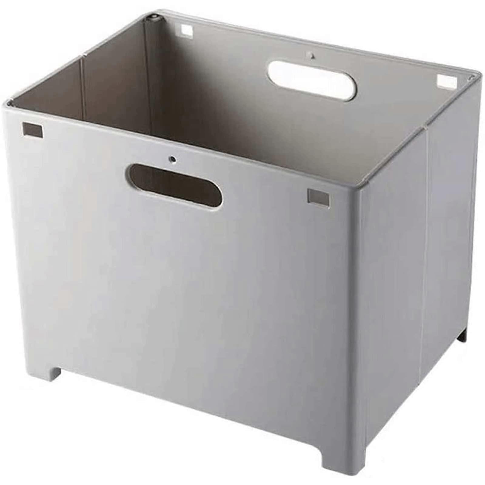 Collapsible Laundry Basket Wall Mounted Foldable Hanging Hamper with Handle for Clothes Storage