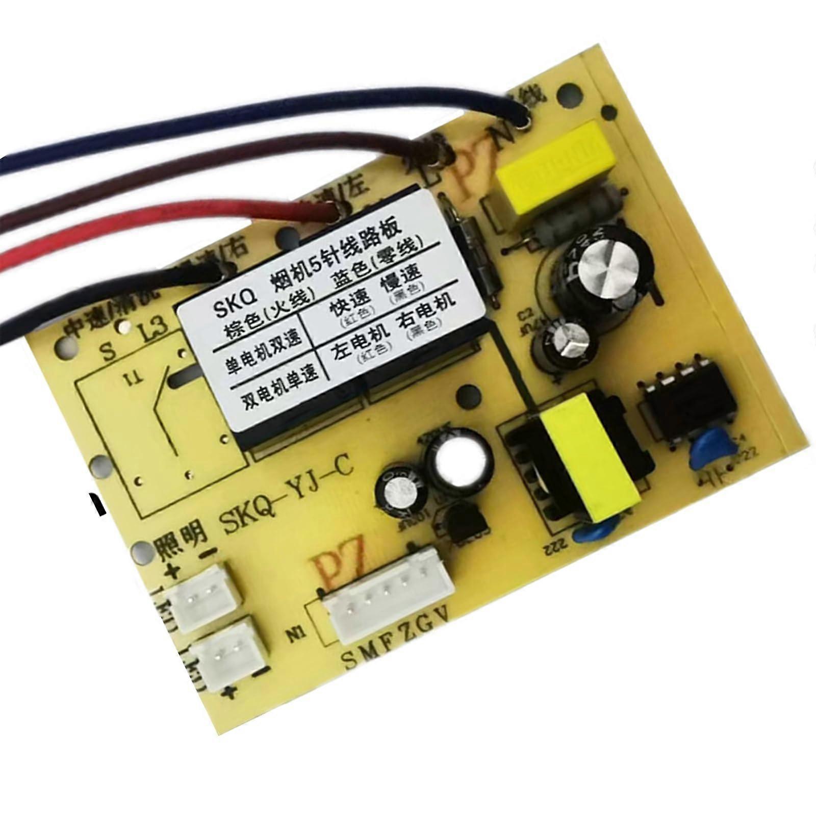 Range Hood Circuit Board Replacement with Stable Performance, MultiBrand Compatible, 5Pin