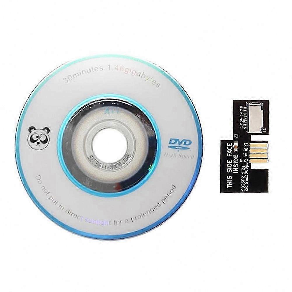 Gamecube Swiss Boot Disc Mini DVD Adapter with SD2SP2 and TF Card Reader for NTSC Systems