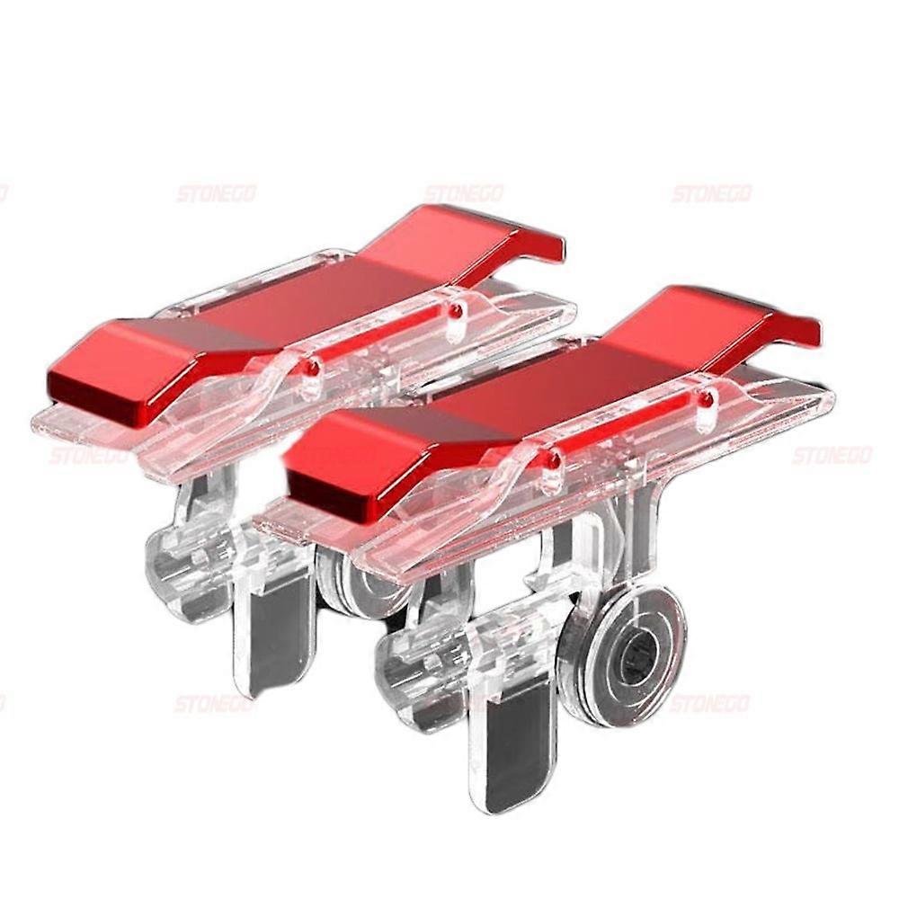 Mobile Game Controller Game Trigger compatible with PUBG/compatible withtnite/Call of Duty,Shooter Sensitive Controller Joysticks Aim / Fire Trigger