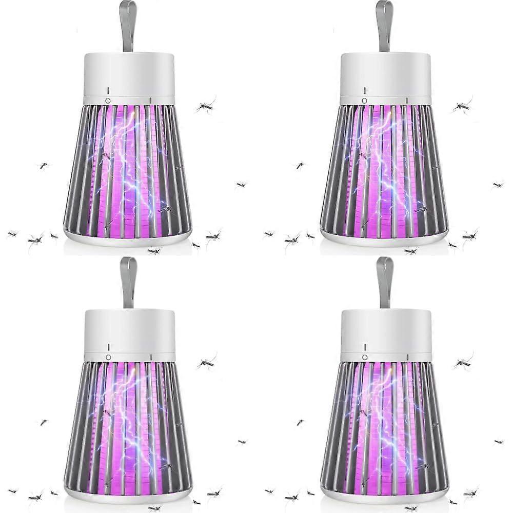 4 Pcs Mosquito Zapper Lamp  Capacity Indoor Outdoor Bug Zapper Light for Camping