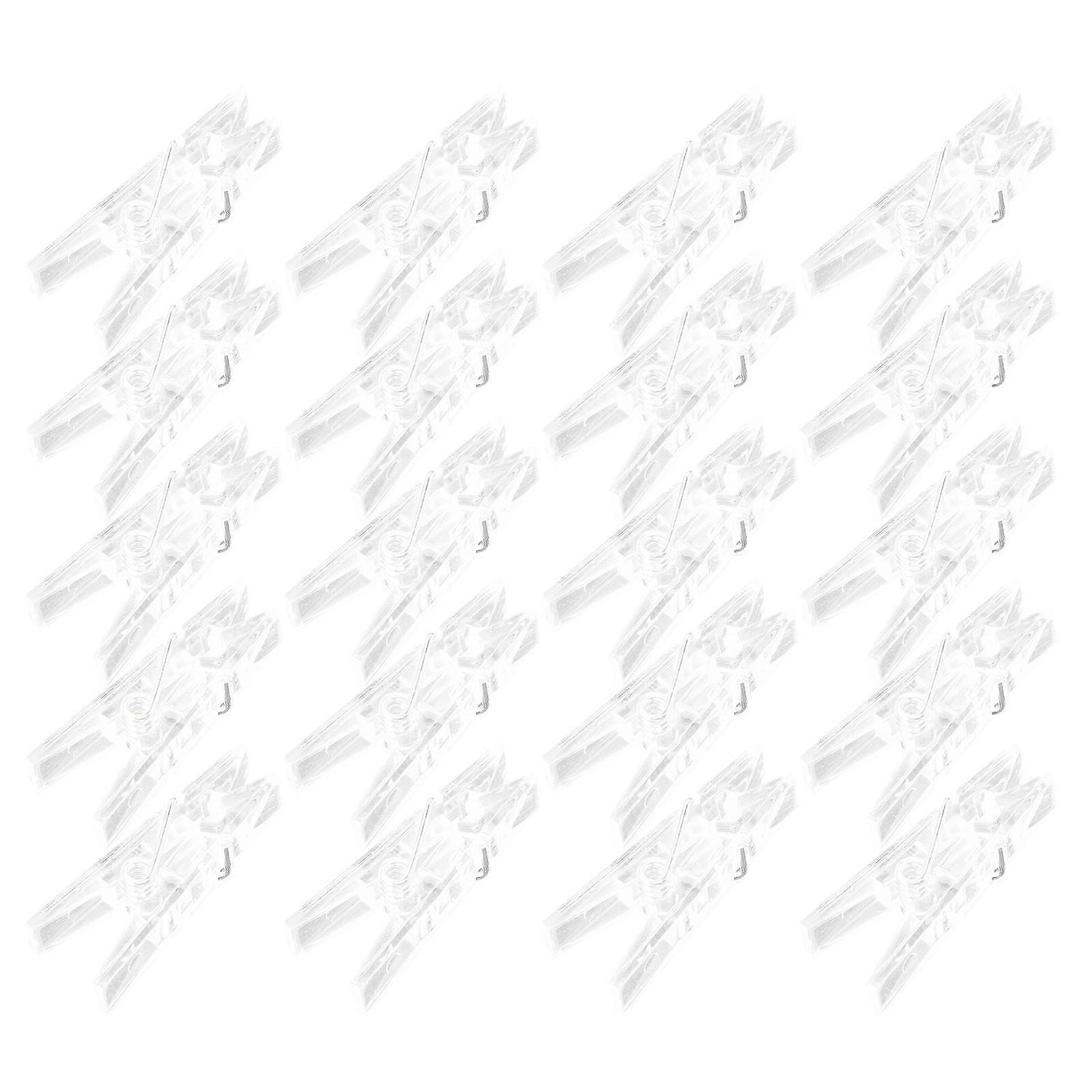 Christmas Lamp String Clamp Plastic Clip for Hanging 100Pcs