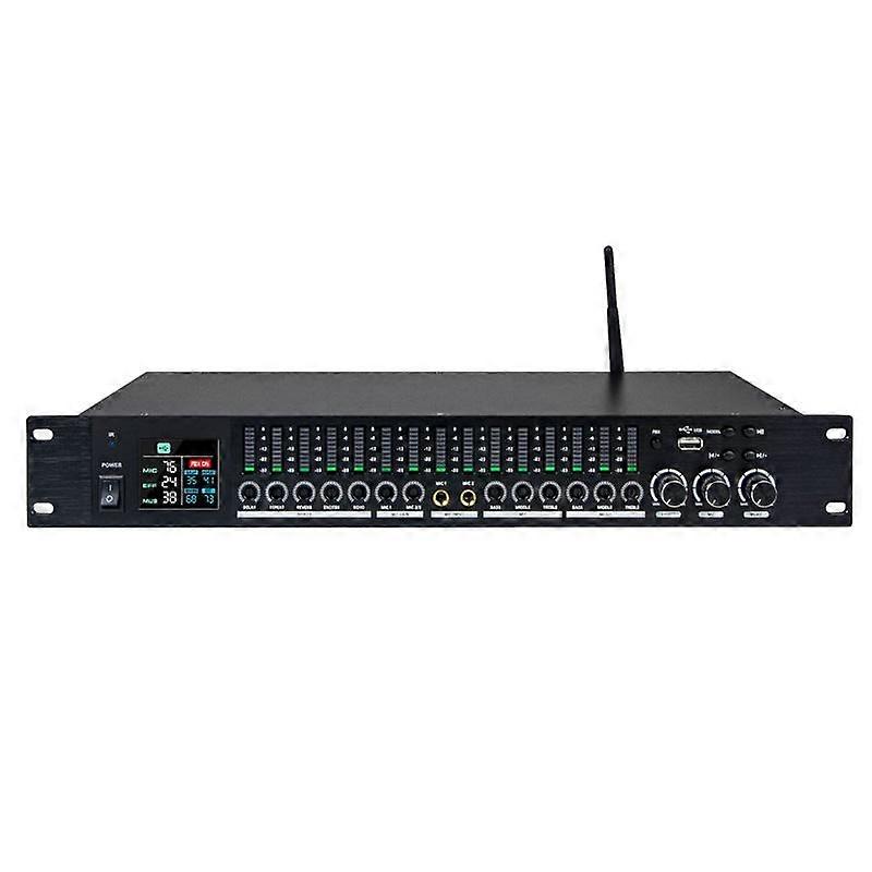 LD1500 Preamp Effects Processor Bluetooth Performance Reverb Processor Spectrum Equalizer Microphone Feedback Suppressor Tuner