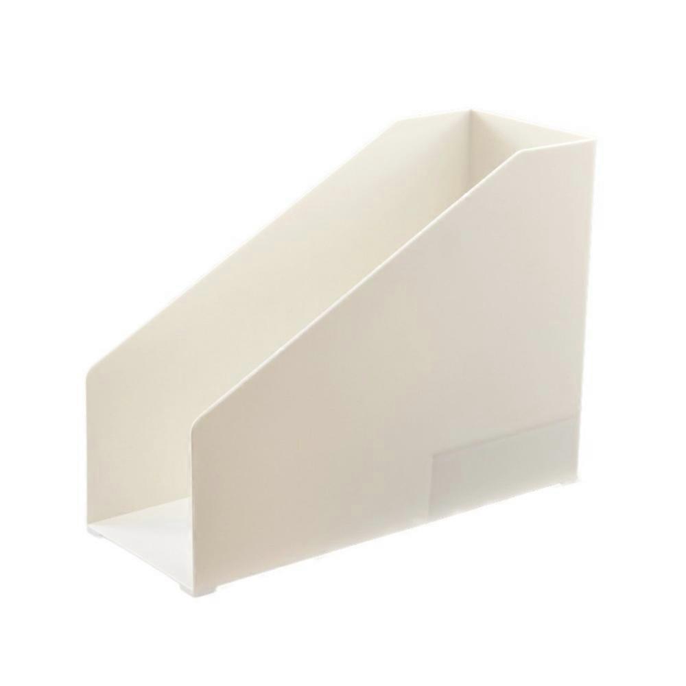 Simple Plastic Bookends Solid Color Double Layer File Storage Shelf Large Capacity Book Stand Student Supplies