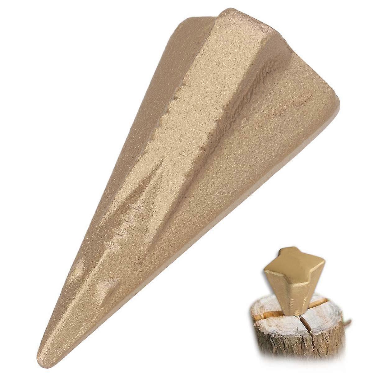 Splitting Wedge Steel Manual Log Splitter For Construction Durable Use 1Set