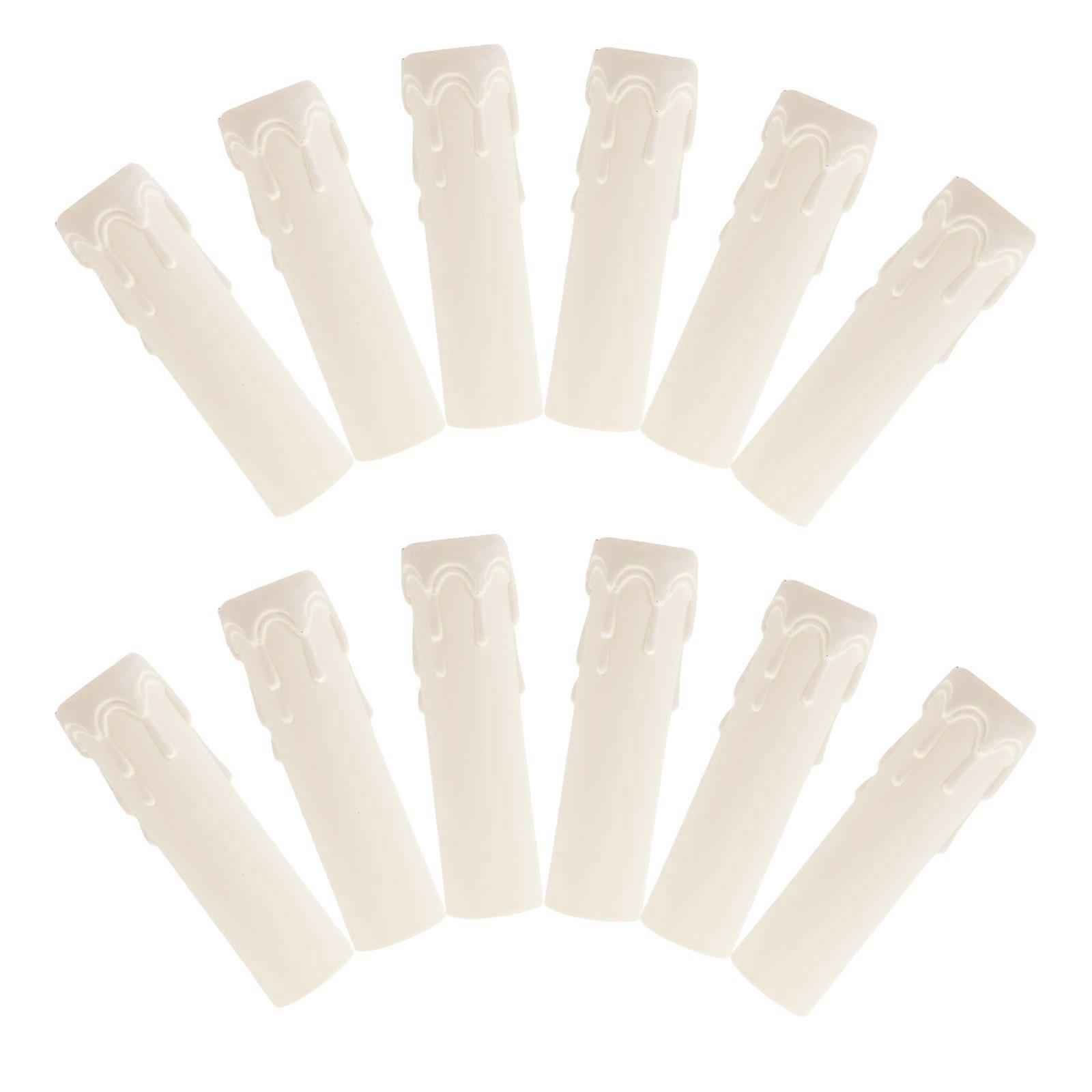 Chandelier Socket Tubes for Candle Socket Sleeves 20Pcs Plastic Covers