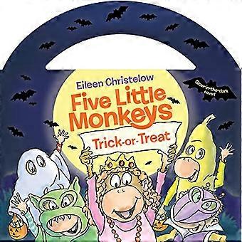 Five Little Monkeys Trick-Or-Treat (Glow-In-The-Dark Edition) [Książka planszowa]