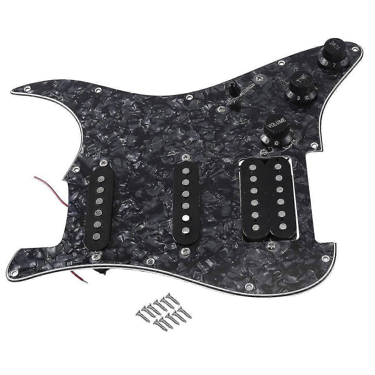 St Sq elgitarr laddad förkopplad elgitarr pickguard pickup montering