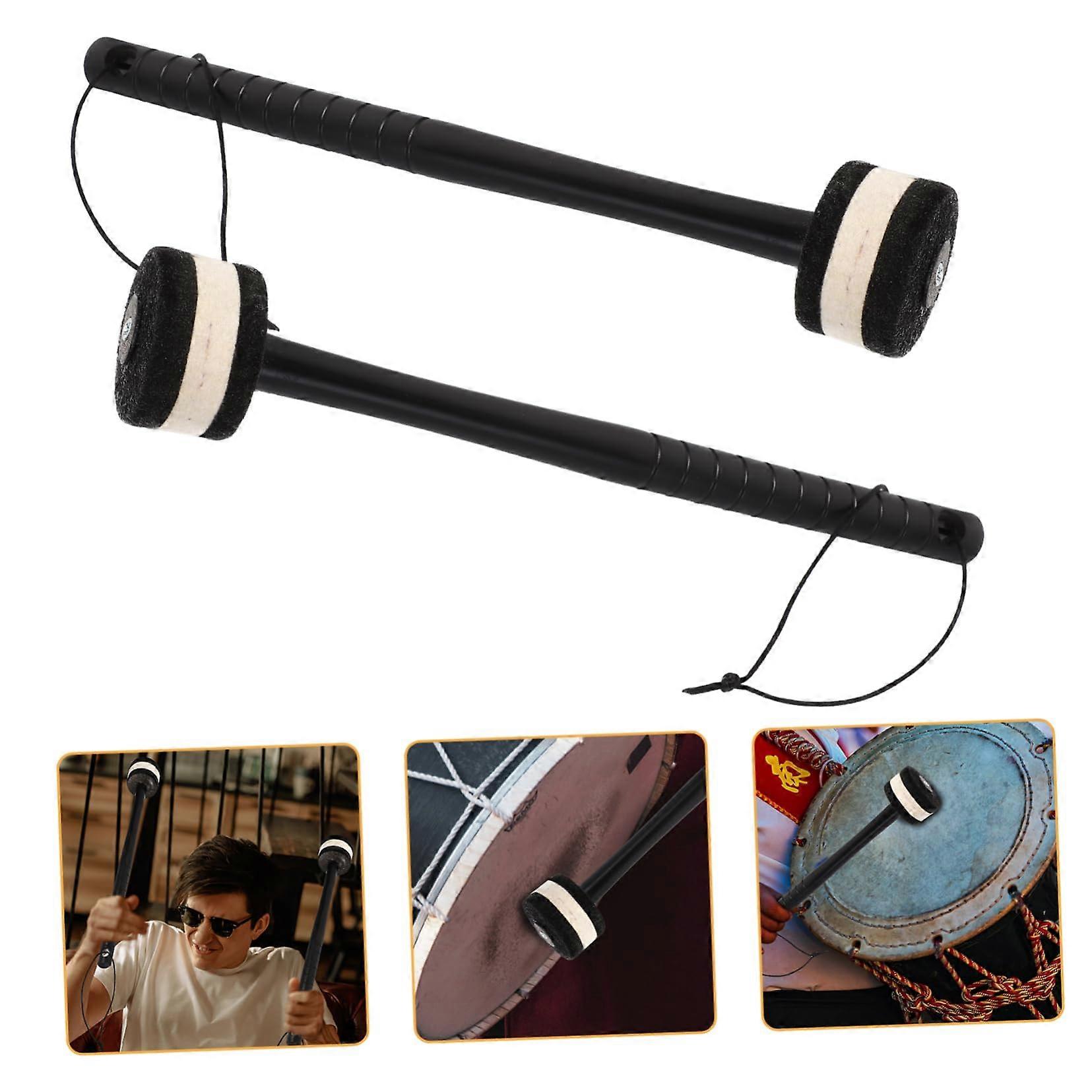 Drum Mallets Set with Ergonomic Easy Grip for Fuller Deep Sound and Versatile Percussion Use