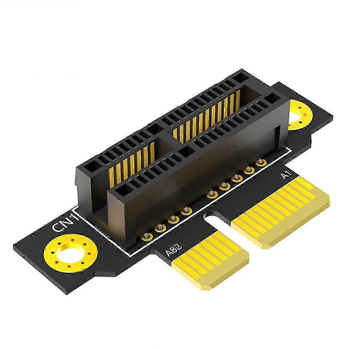 PCI-E 3.0 1x to 1x 90 Degree Right Angle Riser Adapter for 1U Server (CPU Direction)