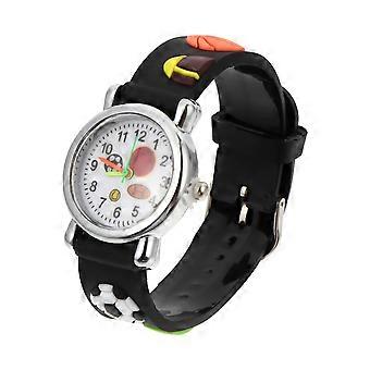 Lovely Children Watch Black Cartoon Kids Wrist Watch for Boys