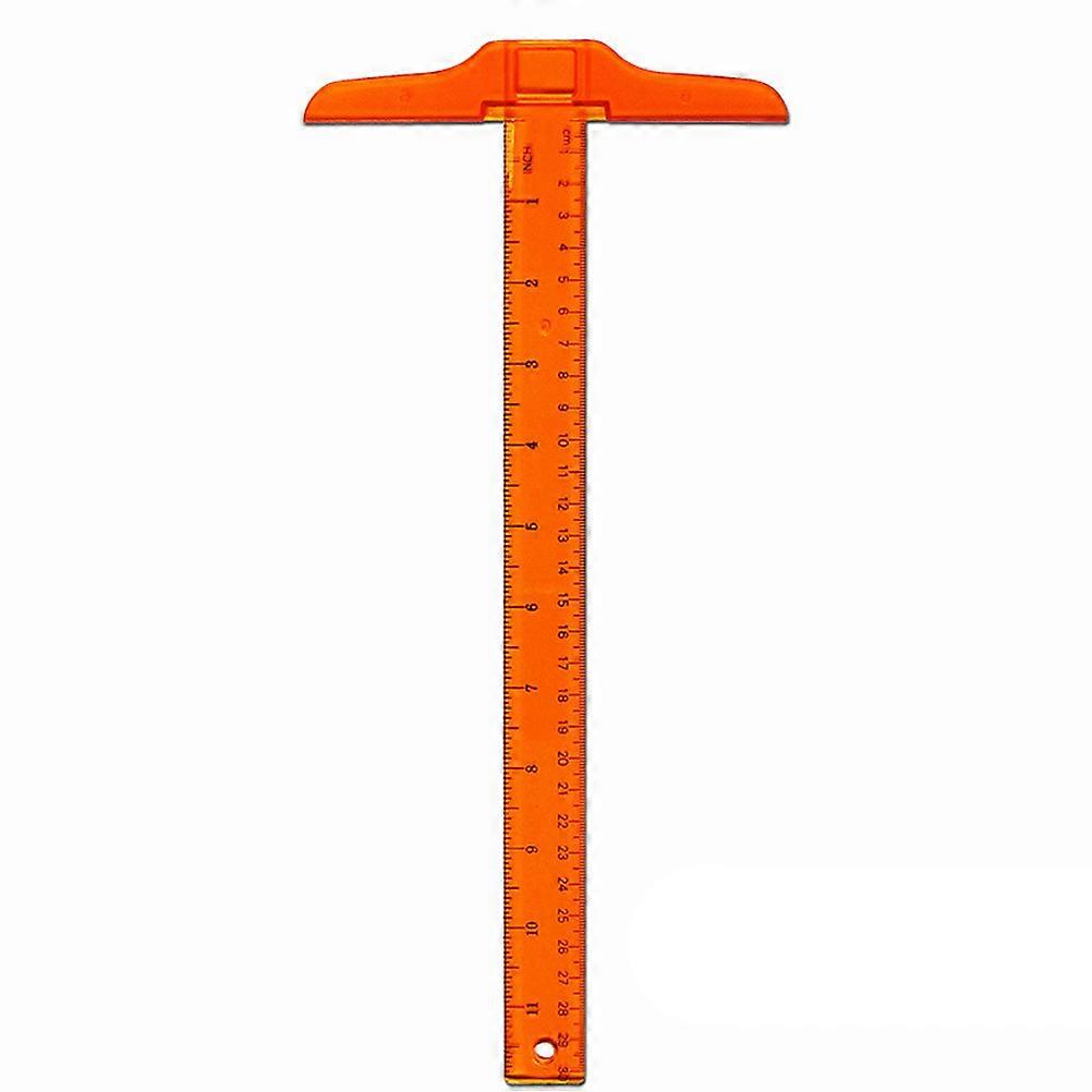 Plastic Measuring Ruler T-Square for Measuring 2Pcs Double Side T Shape Ruler